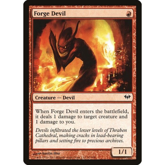 Magic: The Gathering Forge Devil (091) Near Mint