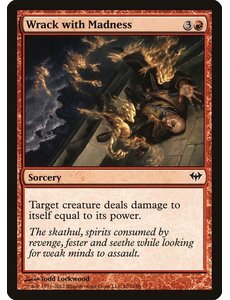 Magic: The Gathering Wrack with Madness (107) Lightly Played
