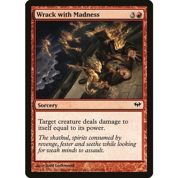 Magic: The Gathering Wrack with Madness (107) Lightly Played