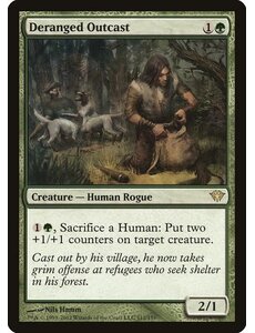 Magic: The Gathering Deranged Outcast (112) Lightly Played