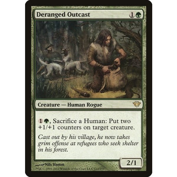 Magic: The Gathering Deranged Outcast (112) Lightly Played