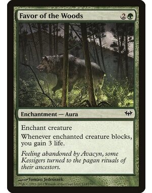Magic: The Gathering Favor of the Woods (113) Near Mint