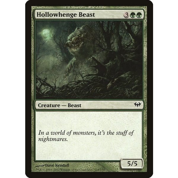 Magic: The Gathering Hollowhenge Beast (118) Lightly Played