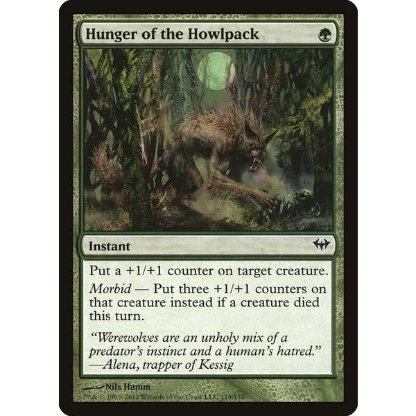 Magic: The Gathering Hunger of the Howlpack (119) Lightly Played