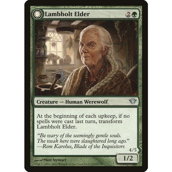 Magic: The Gathering Lambholt Elder (122) Lightly Played