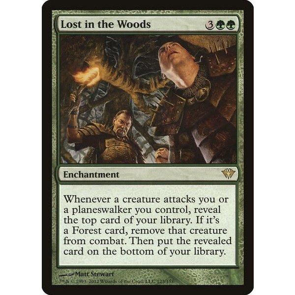 Magic: The Gathering Lost in the Woods (123) Lightly Played