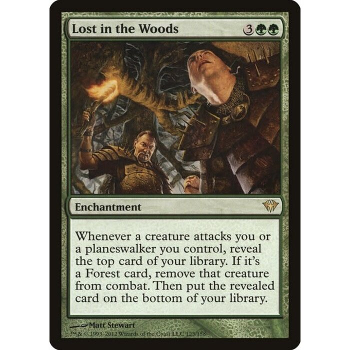 Magic: The Gathering Lost in the Woods (123) Lightly Played