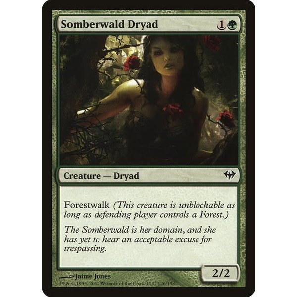 Magic: The Gathering Somberwald Dryad (126) Lightly Played