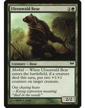 Magic: The Gathering Ulvenwald Bear (129) Lightly Played