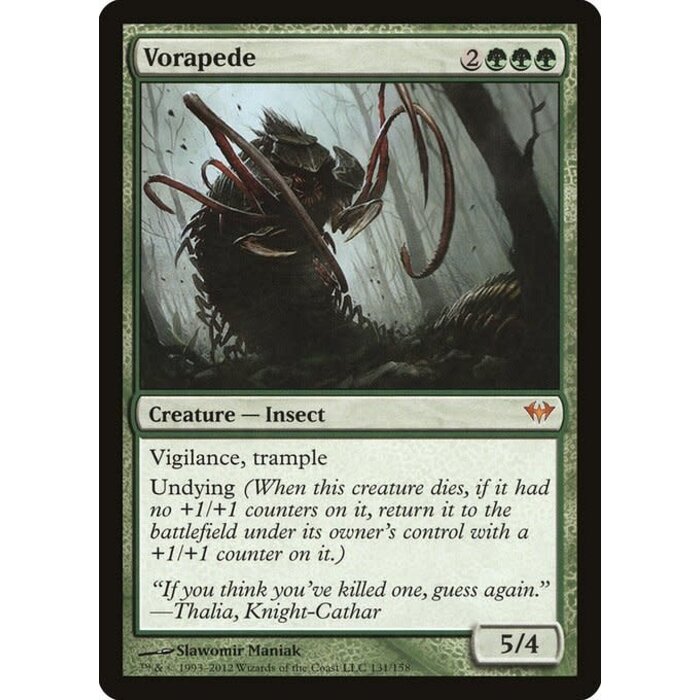 Magic: The Gathering Vorapede (131) Lightly Played
