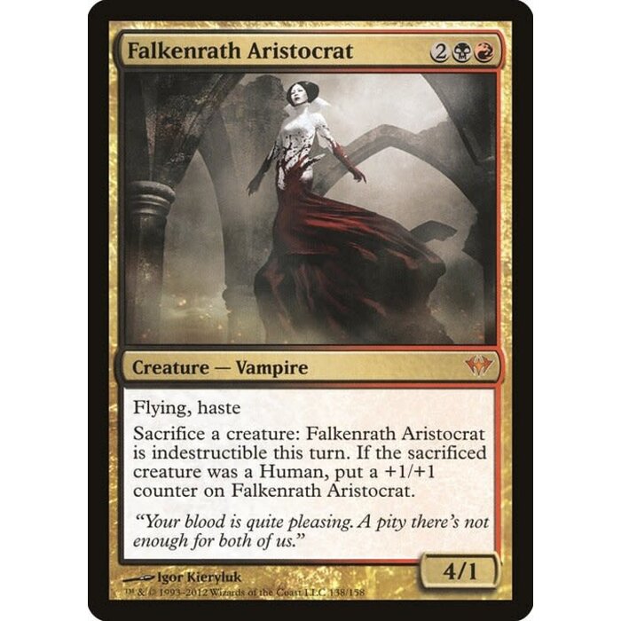 Magic: The Gathering Falkenrath Aristocrat (138) Lightly Played