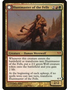 Magic: The Gathering Huntmaster of the Fells (140) Heavily Played - Japanese