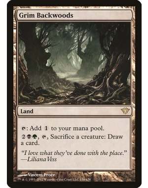 Magic: The Gathering Grim Backwoods (156) Lightly Played