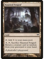 Magic: The Gathering Haunted Fengraf (157) Lightly Played