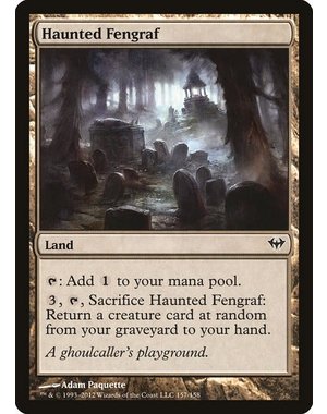 Magic: The Gathering Haunted Fengraf (157) Lightly Played