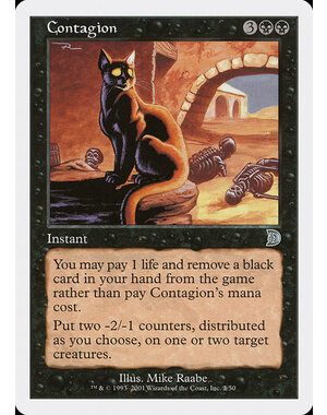 Magic: The Gathering Contagion (002) Heavily Played