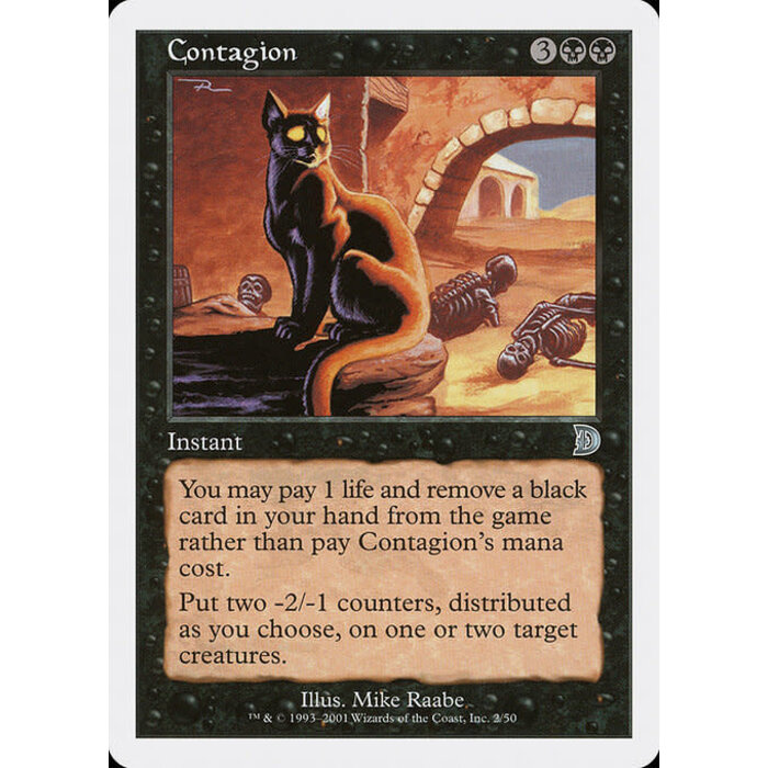 Magic: The Gathering Contagion (002) Heavily Played