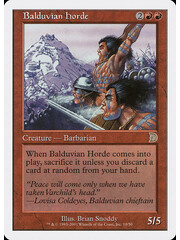 Magic: The Gathering Balduvian Horde (010) Heavily Played