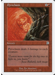 Magic: The Gathering Pyroclasm (019) Heavily Played