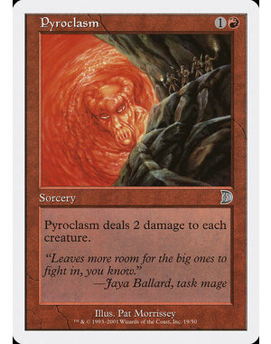 Magic: The Gathering Pyroclasm (019) Heavily Played