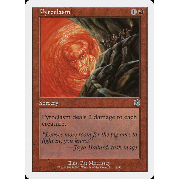 Magic: The Gathering Pyroclasm (019) Heavily Played