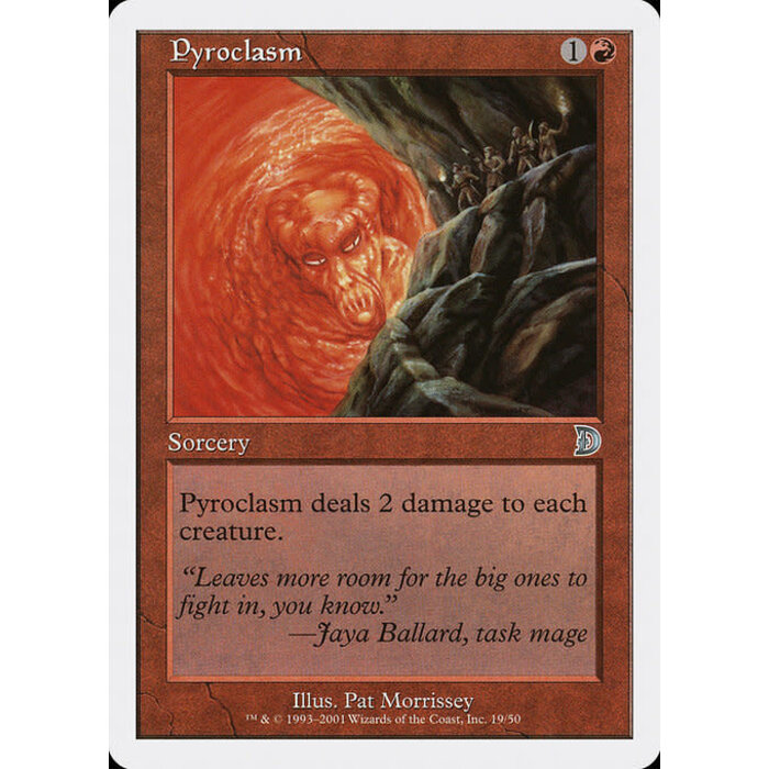 Magic: The Gathering Pyroclasm (019) Heavily Played