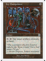 Magic: The Gathering Icy Manipulator (036) Moderately Played Foil