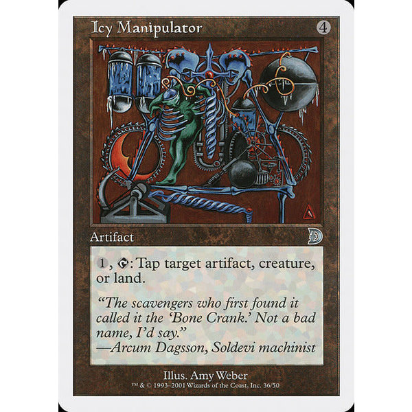 Magic: The Gathering Icy Manipulator (036) Moderately Played Foil