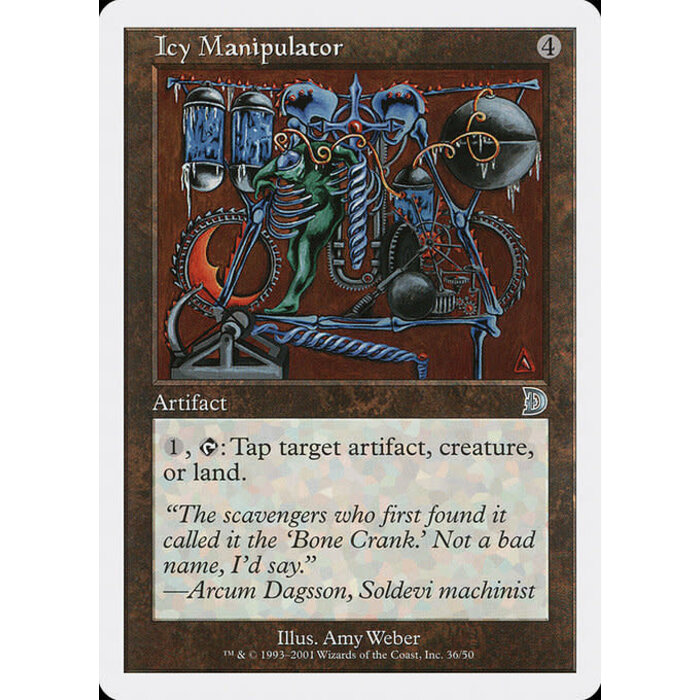 Magic: The Gathering Icy Manipulator (036) Moderately Played Foil