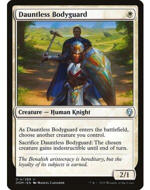 Magic: The Gathering Dauntless Bodyguard (014) Lightly Played