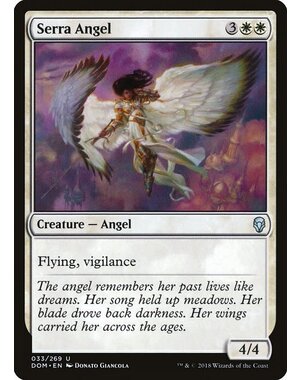 Magic: The Gathering Serra Angel (033) Lightly Played Foil