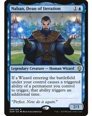 Magic: The Gathering Naban, Dean of Iteration (058) Lightly Played