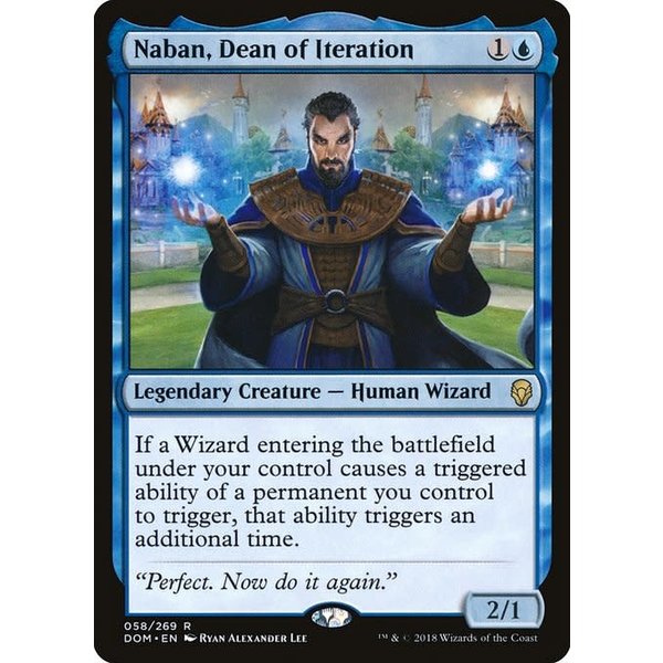 Magic: The Gathering Naban, Dean of Iteration (058) Lightly Played