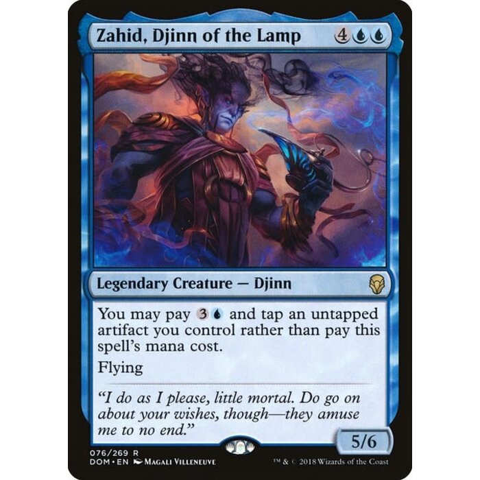 Magic: The Gathering Zahid, Djinn of the Lamp (076) Lightly Played