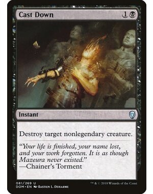 Magic: The Gathering Cast Down (081) Heavily Played