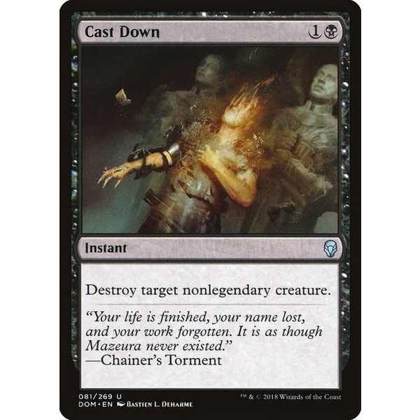 Magic: The Gathering Cast Down (081) Heavily Played