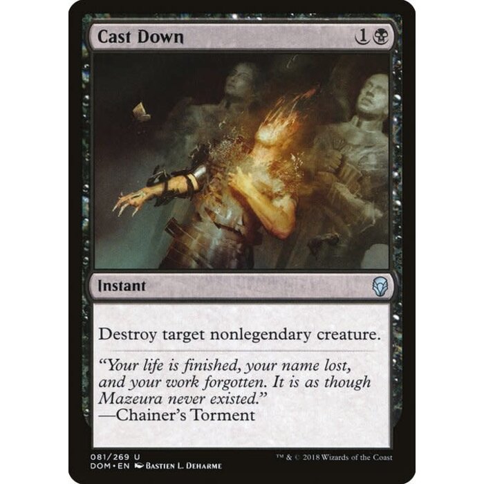 Magic: The Gathering Cast Down (081) Heavily Played