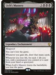 Magic: The Gathering Lich's Mastery (098) Lightly Played