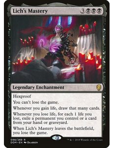 Magic: The Gathering Lich's Mastery (098) Lightly Played