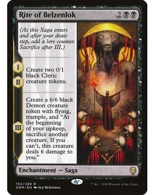 Magic: The Gathering Rite of Belzenlok (102) Lightly Played