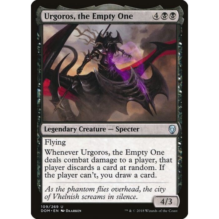 Magic: The Gathering Urgoros, the Empty One (109) Near Mint