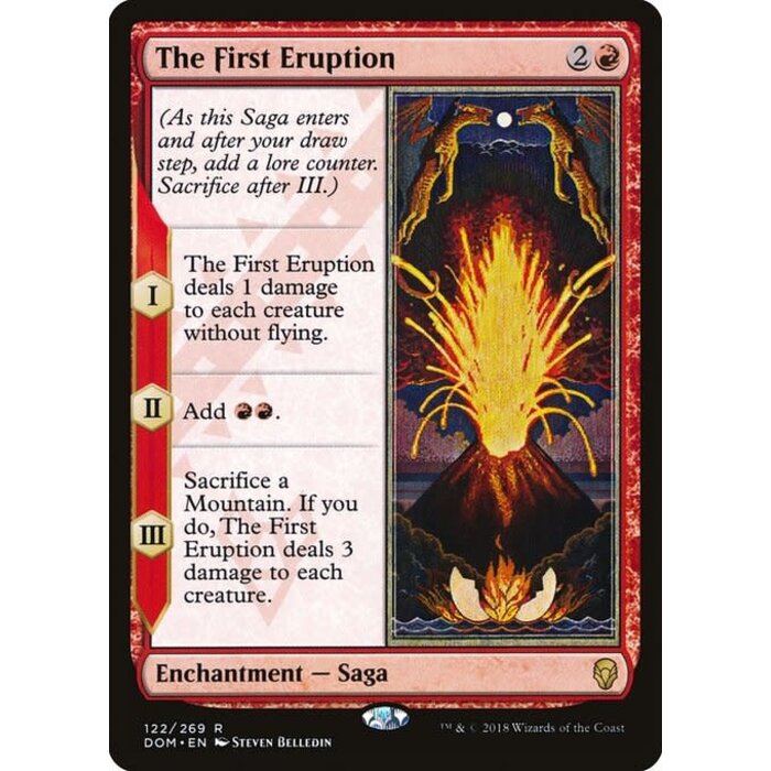 Magic: The Gathering The First Eruption (122) Lightly Played