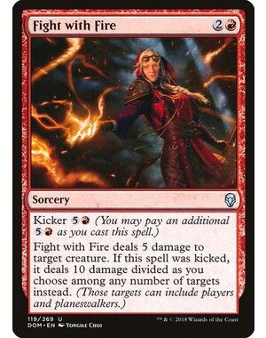 Magic: The Gathering Fight with Fire (119) Lightly Played