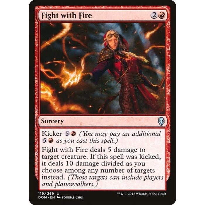 Magic: The Gathering Fight with Fire (119) Near Mint Foil