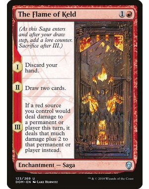 Magic: The Gathering The Flame of Keld (123) Lightly Played Foil