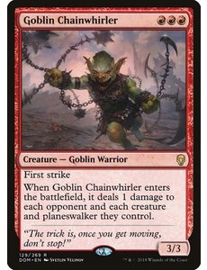 Magic: The Gathering Goblin Chainwhirler (129) Near Mint