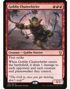 Magic: The Gathering Goblin Chainwhirler (129) Near Mint