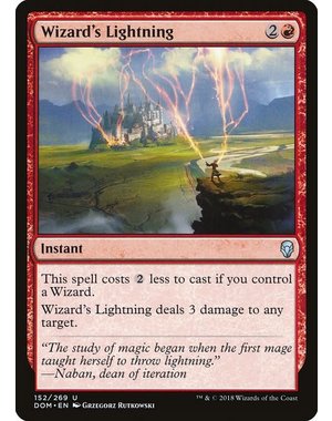 Magic: The Gathering Wizard's Lightning (152) Lightly Played