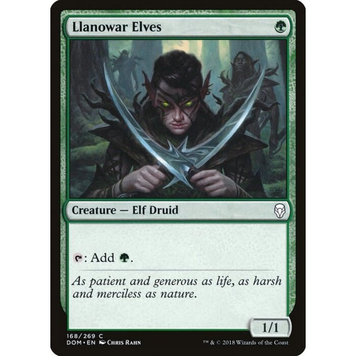 Magic: The Gathering Llanowar Elves (168) Lightly Played