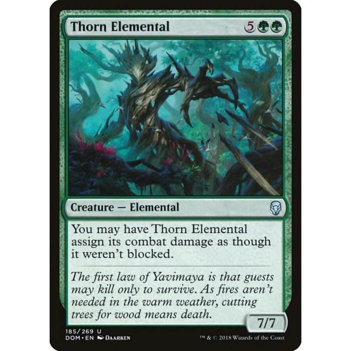 Magic: The Gathering Thorn Elemental (185) Lightly Played